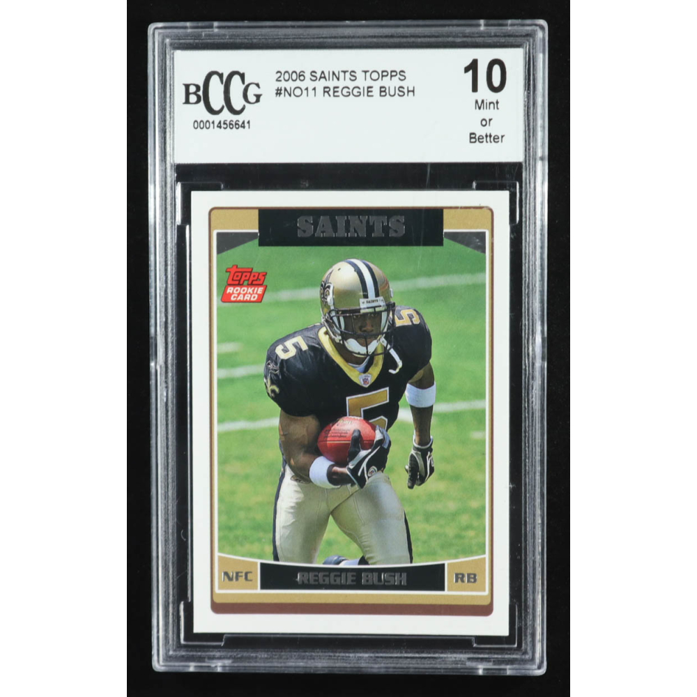 Reggie Bush 2006 Saints Topps #NO11A RC (BCCG 10) at PristineAuction.com