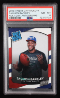 Saquon Barkley 2018 Panini Day Next Day Autographs #SB RC (PSA 8) at PristineAuction.com