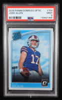 Josh Allen 2018 Donruss Optic #154 RR RC (PSA 9) at PristineAuction.com