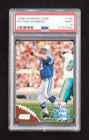 Peyton Manning 1998 Stadium Club #195 RC (PSA 9) at PristineAuction.com