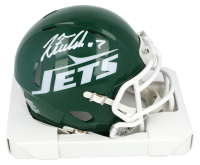 Justin Fields Signed Jets Speed Mini Helmet (Beckett) at PristineAuction.com