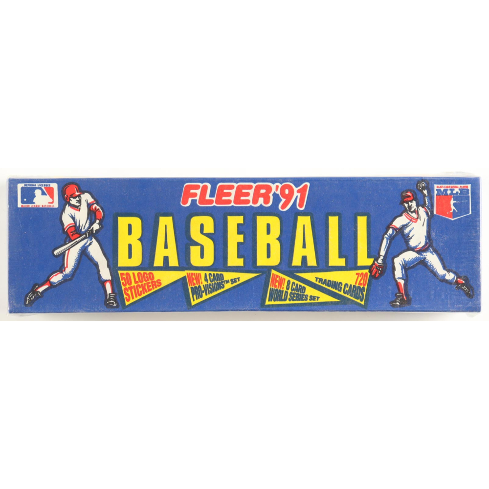 1991 Fleer Complete Set of (720) Baseball Cards with Ken Griffey Jr. #450, Barry Bonds / Ken Griffey Jr. #710, Barry Bonds #33, Nolan Ryan #302 at PristineAuction.com