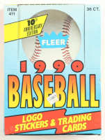 1990 Fleer Baseball Wax Box with (36) Packs at PristineAuction.com