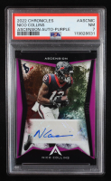 Nico Collins 2022 Panini Chronicles Ascension Autographs Purple #34 #03/25 (PSA 7) at PristineAuction.com