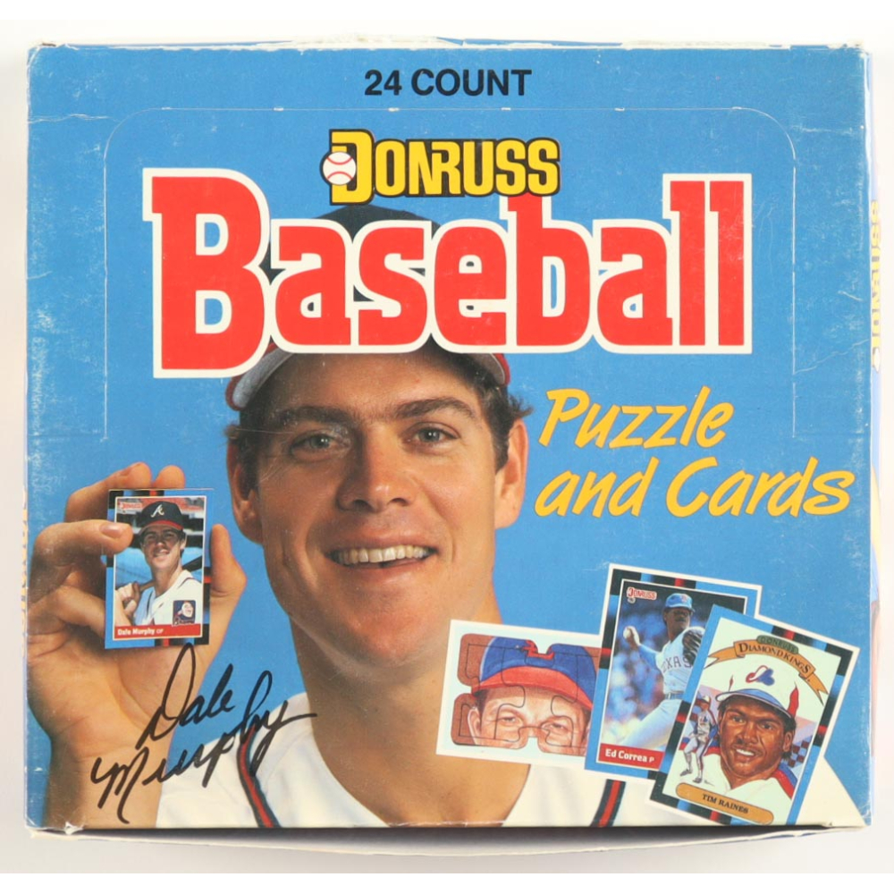 1988 Donruss Puzzle & Baseball Cello Box of (24) Wax Packs at PristineAuction.com