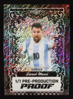 Lionel Messi Leaf Signature Series Foilboard Pre-Production Proof #NNO #1/1 at PristineAuction.com