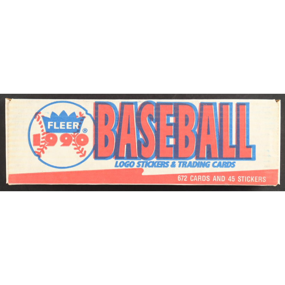 1990 Fleer Baseball Factory Set With (672) Cards at PristineAuction.com