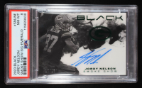 Jordy Nelson 2023 Panini Black Smoke Show Signatures Emerald #13 #15/25 (PSA 8) at PristineAuction.com