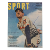 Bob Lemon Signed June 1950 Sport Magazine Cover at PristineAuction.com