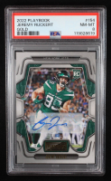 Jeremy Ruckert 2022 Panini Playbook Rookie Signatures Gold #154 RC #08/49 (PSA 8) at PristineAuction.com