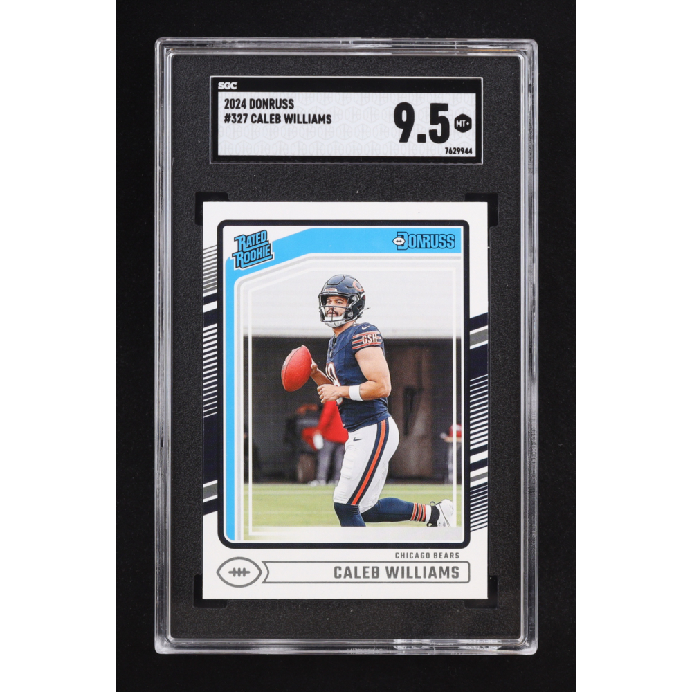 Caleb Williams 2024 Donruss #327 RR RC (SGC 9.5) at PristineAuction.com