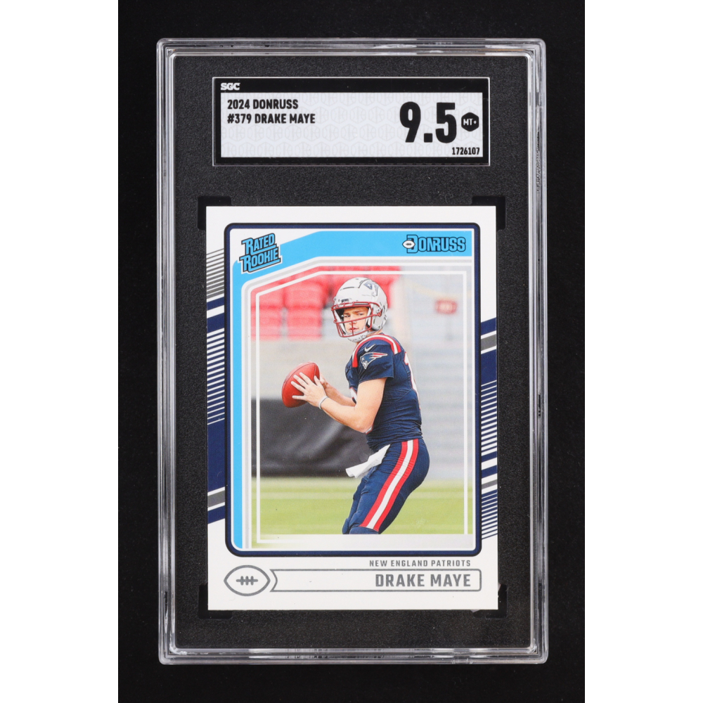Drake Maye 2024 Donruss #379 RR RC (SGC 9.5) at PristineAuction.com