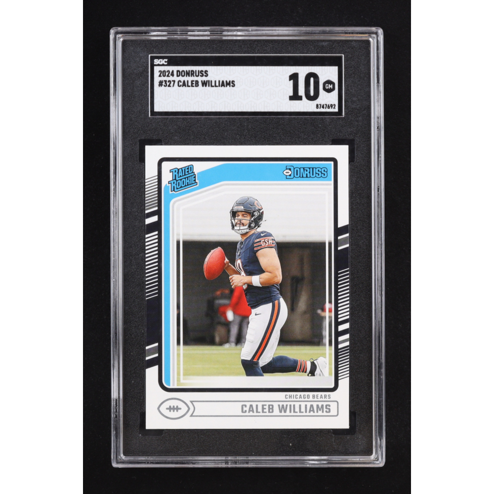 Caleb Williams 2024 Donruss #327 RR RC (SGC 10) at PristineAuction.com
