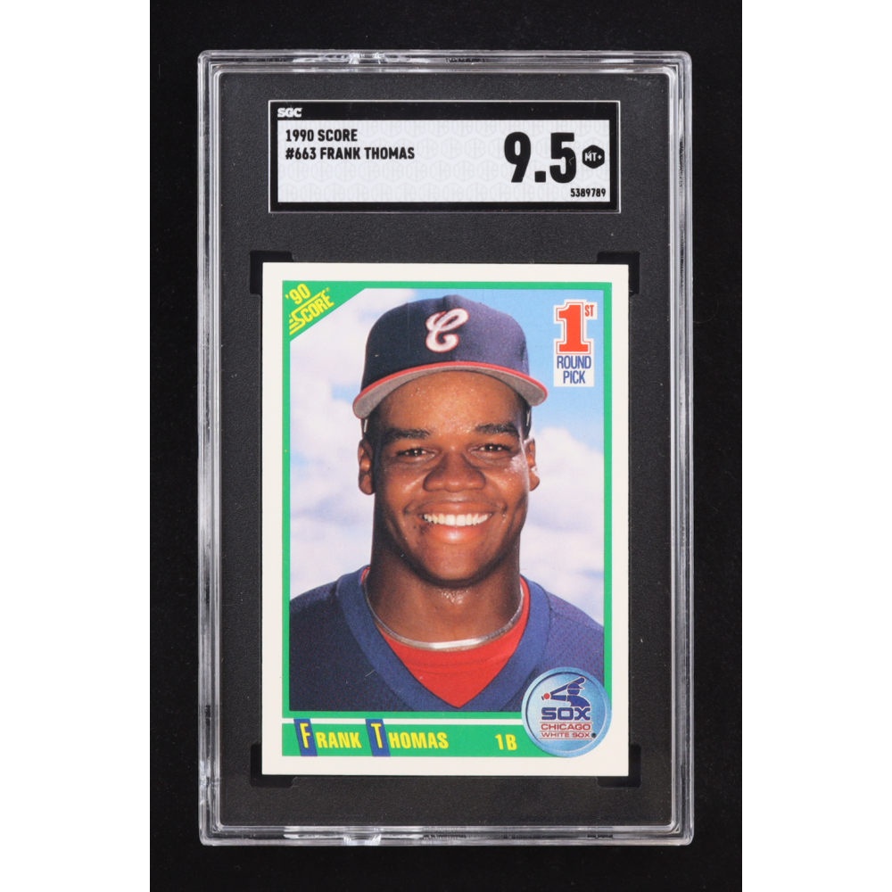 Frank Thomas 1990 Score #663 RC (SGC 9.5) at PristineAuction.com
