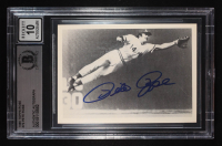 Pete Rose Signed 1985 Topps Rose #72 / Asked to Outfield (BGS | Autograph Grade 10) at PristineAuction.com