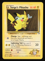 Lt. Surge's Pikachu Pokemon 2000 Gym Heroes #81 at PristineAuction.com