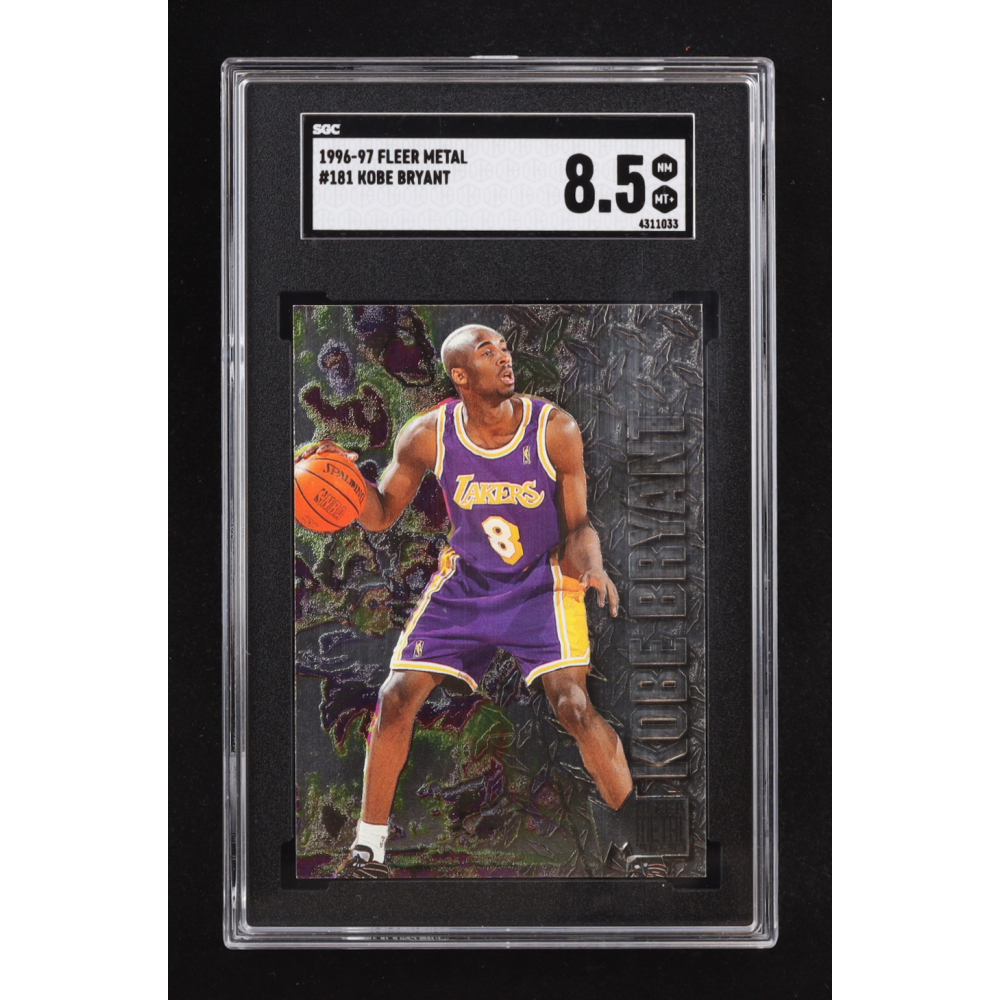 Kobe Bryant 1996 Fleer Metal #181 RC (SGC 8.5) at PristineAuction.com