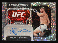 Michael Bisping 2023 Panini Prizm UFC Legendary Signatures Prizms Under Card #LSMBS at PristineAuction.com