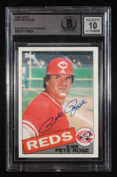 Pete Rose Signed 1985 Topps #600 (BGS | Autograph Grade 10) at PristineAuction.com