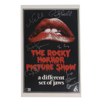 "The Rocky Horror Picture Show" 11x17 Movie Poster Photo Signed & Inscribed By (5) with Tim Curry, Susan Sarandon, Barry Bostwick, Magenta (Beckett) at PristineAuction.com