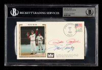 Pete Rose & Steve Garvey Signed 1985 FDC Envelope (Beckett | Auto Grade BGS Authentic) at PristineAuction.com