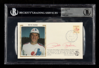 Pete Rose Signed 1984 FDC Envelope (Beckett | Auto Grade BGS Authentic) at PristineAuction.com