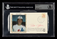 Pete Rose Signed 1984 FDC Envelope (Beckett | Auto Grade BGS Authentic) at PristineAuction.com