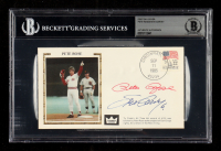 Pete Rose & Steve Garvey Signed 1985 FDC Envelope (Beckett | Auto Grade BGS Authentic) at PristineAuction.com