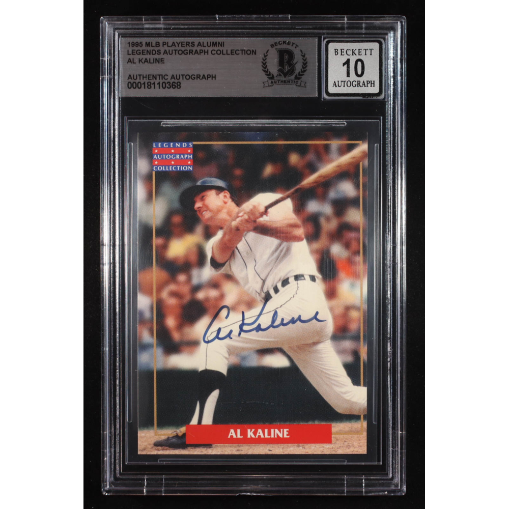 Al Kaline 1995 MLB Players Alumni Legends Autographs Collection (BGS | Autograph Grade 10) at PristineAuction.com