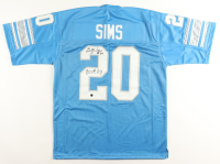 Billy Sims Signed Jersey Inscribed "80 - R.O.Y" (AWM) at PristineAuction.com
