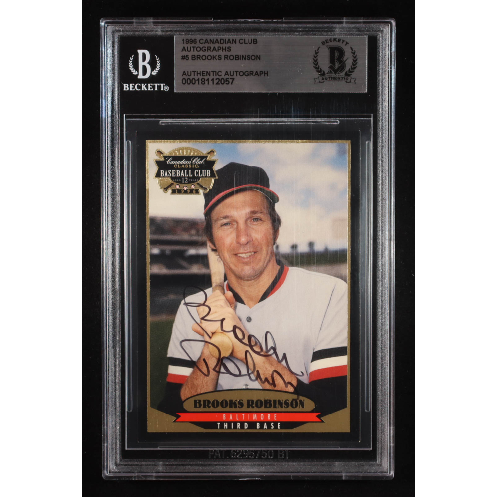 Brooks Robinson 1996 Canadian Club Autographs #5 (BGS | Authentic Autograph) at PristineAuction.com