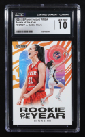 Caitlin Clark 2024 Panini Instant WNBA Caitlin Clark Rookie of the Year #CCROYA RC (CGC 10) at PristineAuction.com