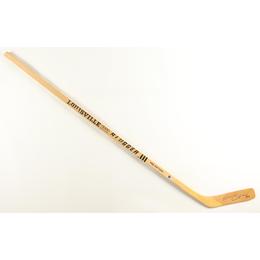 Bobby Hull Signed Louisville Slugger Hockey Stick (Beckett) at PristineAuction.com