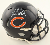 Justin Fields Signed Bears Speed Mini Helmet (Beckett) at PristineAuction.com