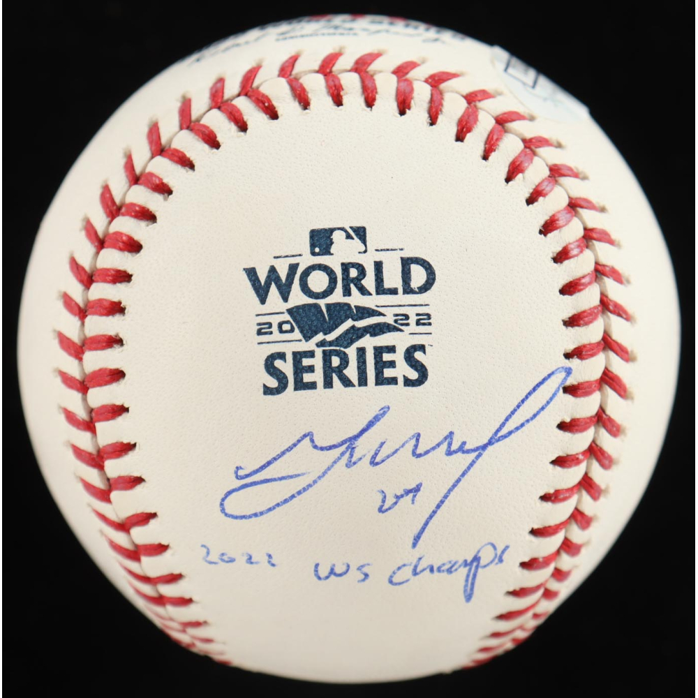 Jose Altuve Signed 2022 World Series Baseball Inscribed "2022 WS Champs" (JSA) at PristineAuction.com