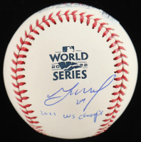 Jose Altuve Signed 2022 World Series Baseball Inscribed "2022 WS Champs" (JSA) at PristineAuction.com