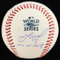 Jose Altuve Signed 2022 World Series Baseball Inscribed "2022 WS Champs" (JSA) at PristineAuction.com