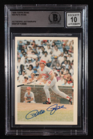 Pete Rose Signed 1985 Topps Rose #28 / Natural Switcher (BGS | Autograph Grade 10) at PristineAuction.com
