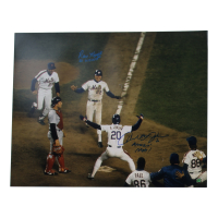 Howard Johnson & Ray Knight Signed Mets 16x20 Photo Inscribed "Amazin' Mets!" & "86 WS MVP" (AWM) at PristineAuction.com
