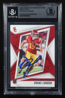 Drake London Signed 2022 Panini Chronicles Draft Picks Rookies and Stars #11 RC (BGS) at PristineAuction.com