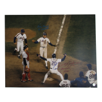 Howard Johnson & Ray Knight Signed Mets 16x20 Photo Inscribed "Amazin' Mets!" & "86 WS MVP" (AWM) at PristineAuction.com