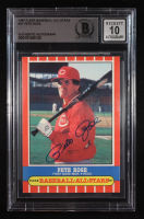 Pete Rose Signed 1987 Fleer Baseball All-Stars #37 (BGS | Autograph Grade 10) at PristineAuction.com