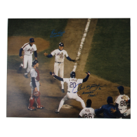 Howard Johnson & Ray Knight Signed Mets 16x20 Photo Inscribed "Amazin' Mets!" & "86 WS MVP" (AWM) at PristineAuction.com