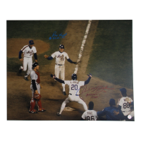Howard Johnson & Ray Knight Signed Mets 16x20 Photo Inscribed "Amazin' Mets!" & "86 WS MVP" (AWM) at PristineAuction.com