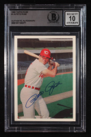 Pete Rose Signed 1985 Topps Rose #118 / Reds Batting Lefty '70s (BGS | Autograph Grade 10) at PristineAuction.com