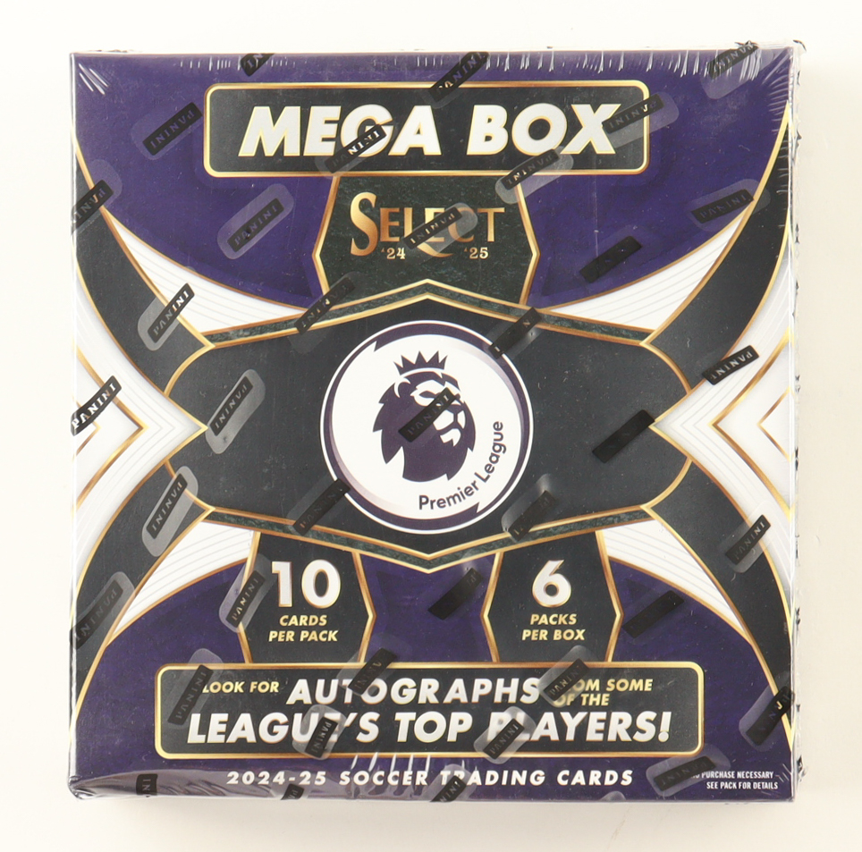 2024-25 Panini Select Premier League Soccer Mega Box at PristineAuction.com 2024-25 Panini Select Premier League Soccer Mega Box at PristineAuction.com