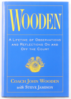 John Wooden Signed "Wooden: A Lifetime of Observations and Reflections On and Off the Court" Hardcover Book (PSA) at PristineAuction.com