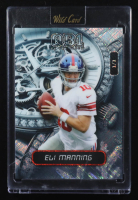 Eli Manning 2024 Wild Card QB1 On the Clock Diagonal Shimmer Silver #OCCIOEM2 #1/1 at PristineAuction.com