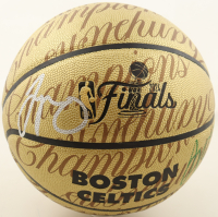 Jayson Tatum Twice-Signed 2024 Official Finals Celtics NBA World Champions Logo Basketball (Fanatics) at PristineAuction.com