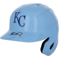 Bobby Witt Jr. Signed Royals Full-Size Chrome Alternate Batting Helmet (Fanatics) at PristineAuction.com